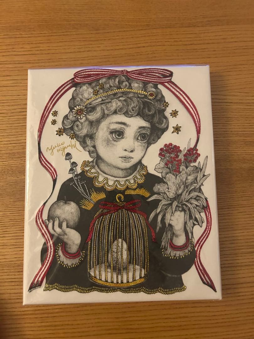 【新品未使用】ヒグチユウコ CIRCUS展 刺繍サインパネル（限定1000部）