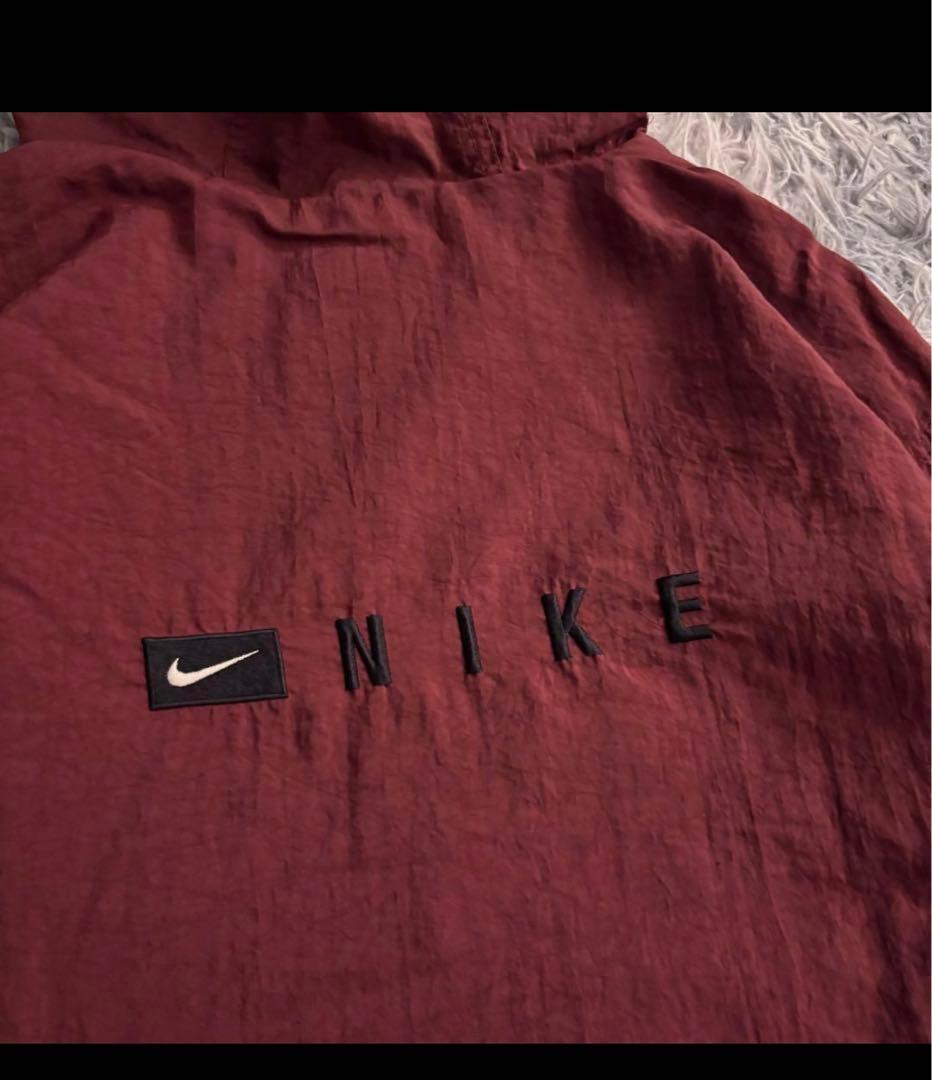 荒*様 90s NIKE ナイロンジャケット　アノラックナイロン　銀タグ　短丈