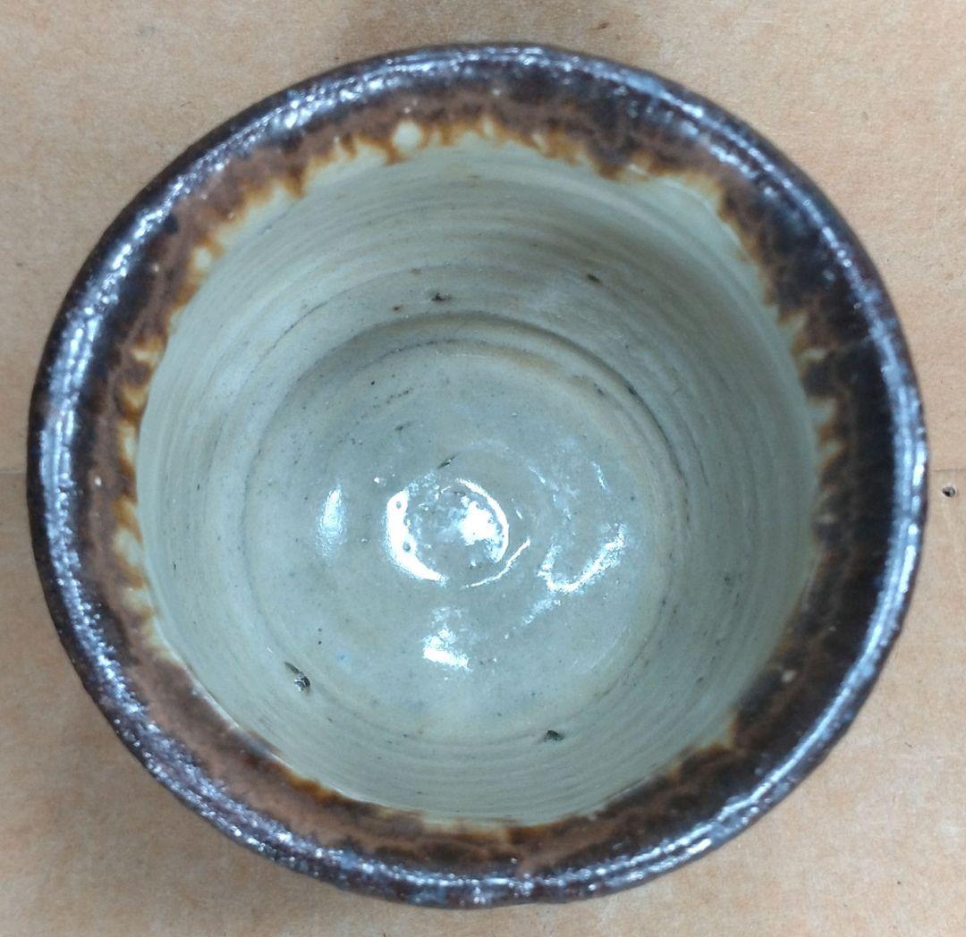 【本物保証】金城次郎 壷屋焼湯呑(海老笑魚紋湯呑）共箱 栞 人間国宝 壺屋焼