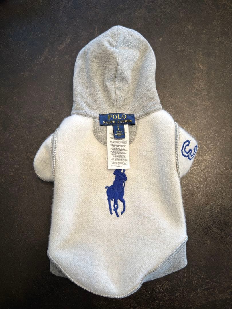 RALPH LAUREN Big Pony Dog Hoodieフリース