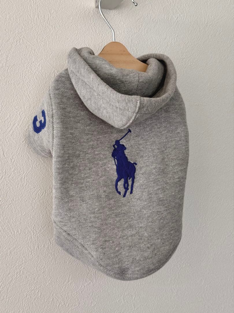 RALPH LAUREN Big Pony Dog Hoodieフリース