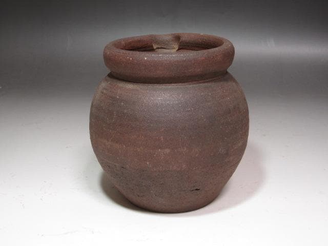 ★　古備前　鉄漿（お歯黒）　壷★x274