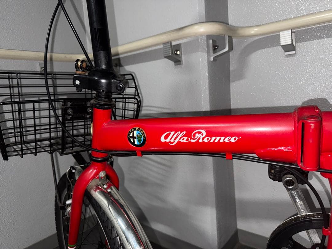 希少 アルファロメオ 18インチ 折り畳み自転車 ミニベロ　発送は要応談