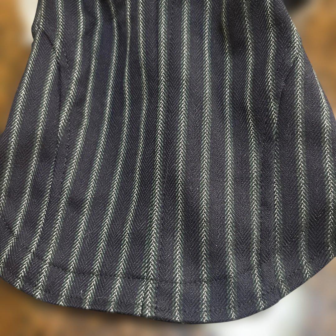 パピリーヒルズ 犬服 Tuxedo set up 黒と白のストライプ