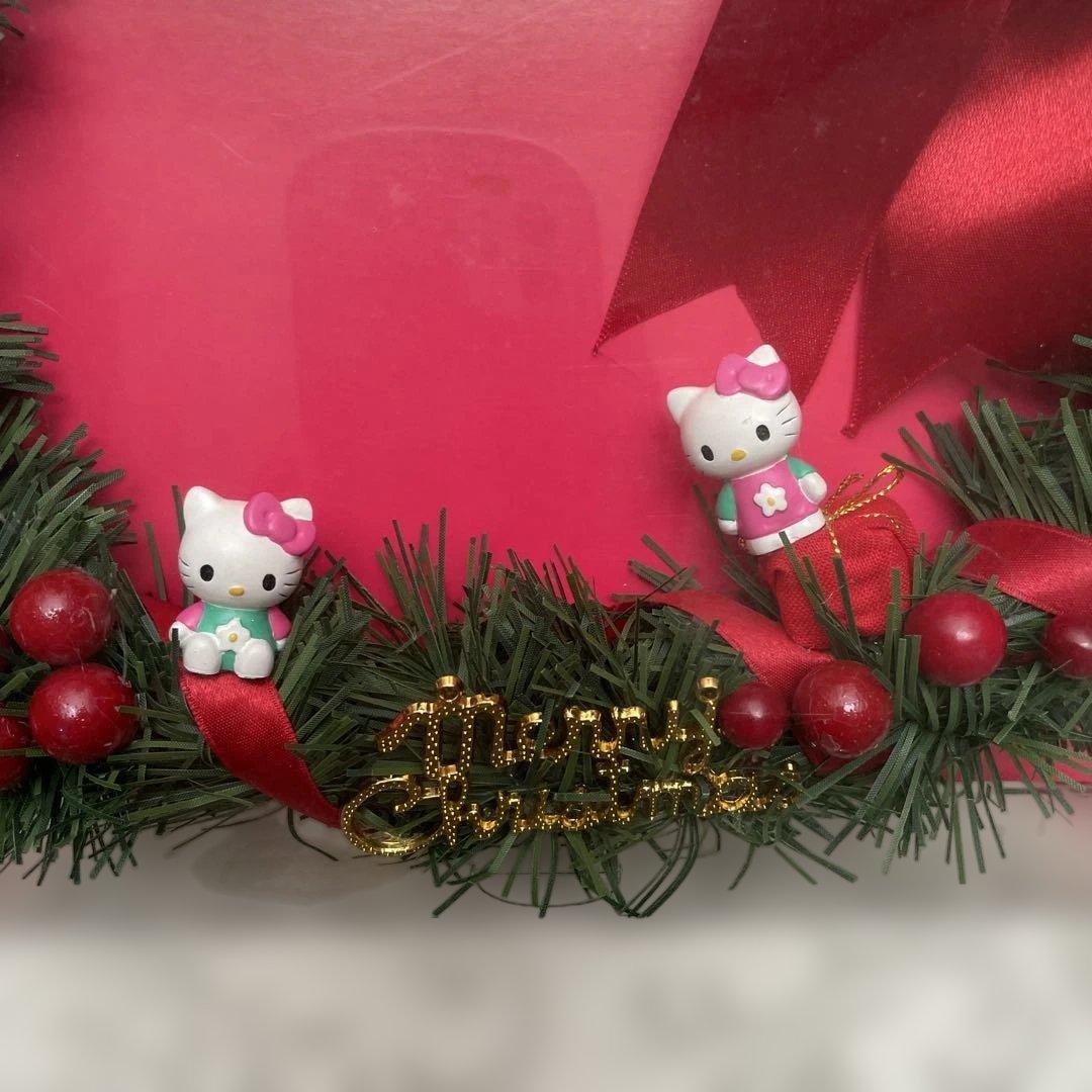 レア ハローキティ クリスマス レトロ リース コレクター サンリオ 2000年