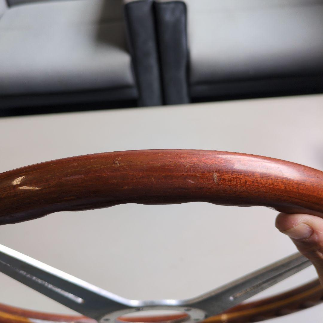ナルデーウッドステアリング MADE IN ITALY36パイ