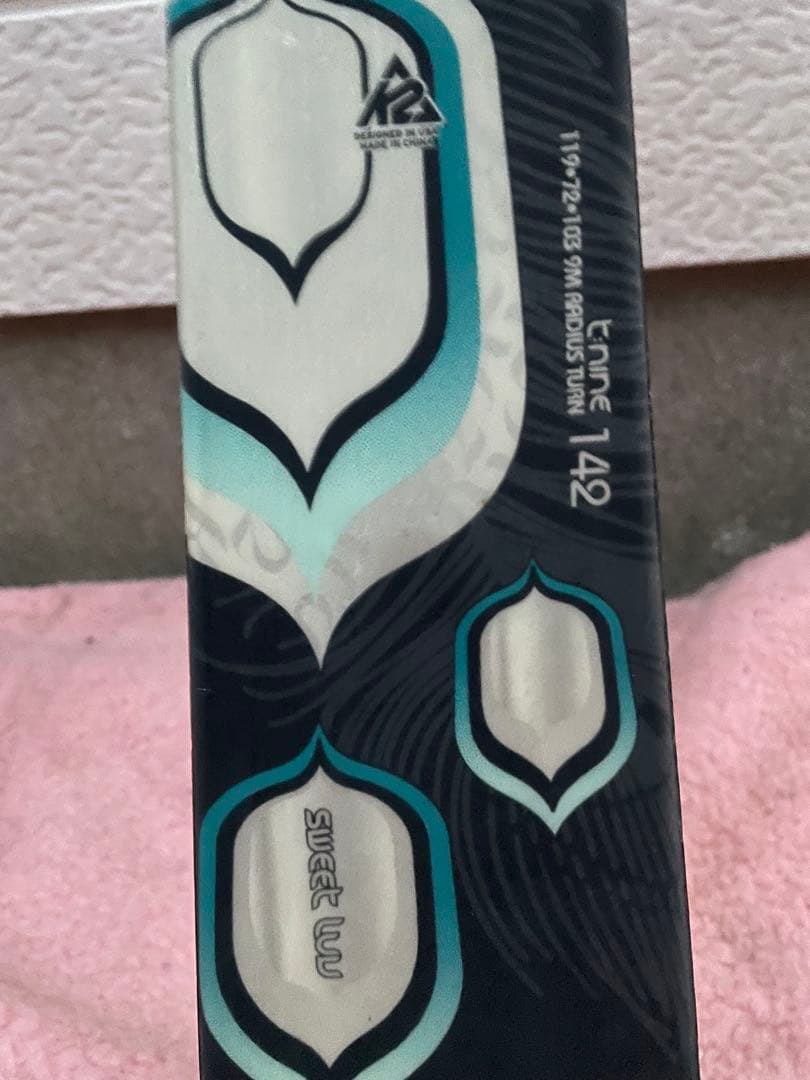 スキー K2 T:NINE Sweet Luv 142cm