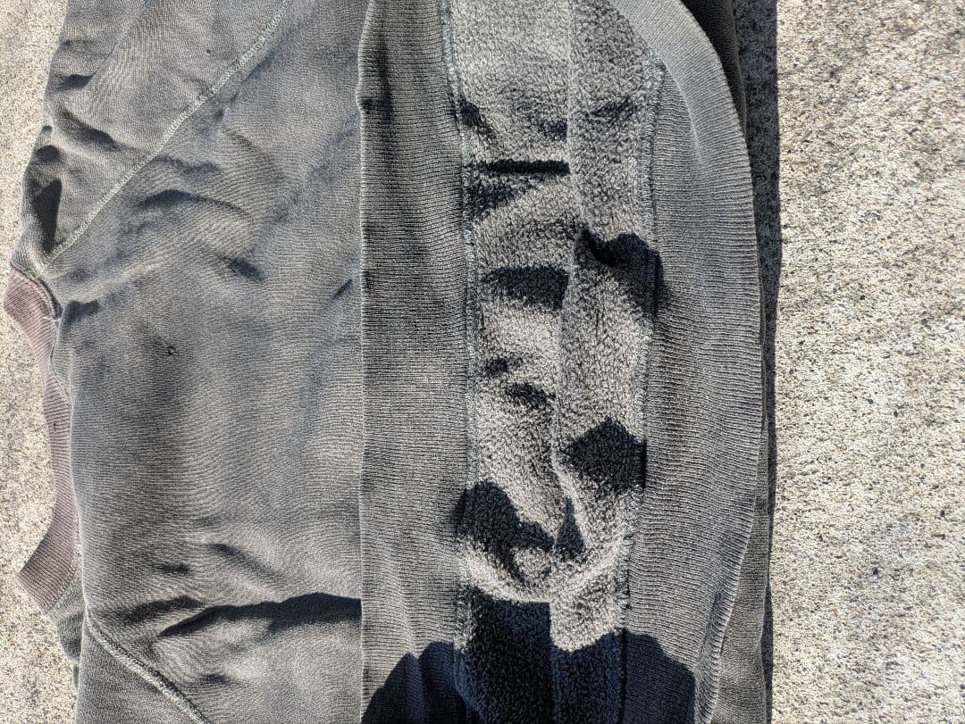 ビンテージスエット4本針 カレッジ 60年代 ブラックフェード