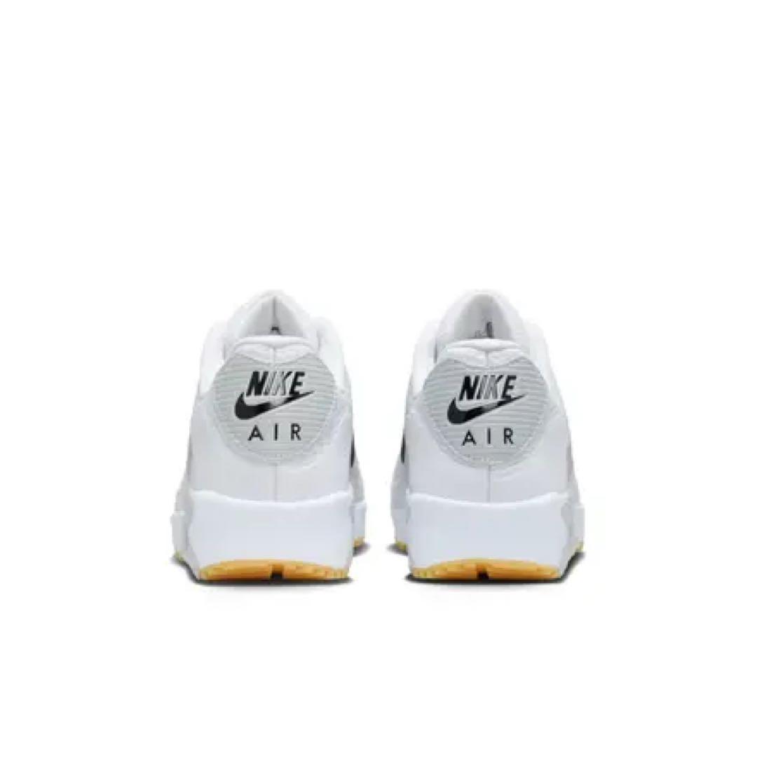 新品 26cm ナイキ エアマックス 90 G ゴルフシューズ 黒タグ 白