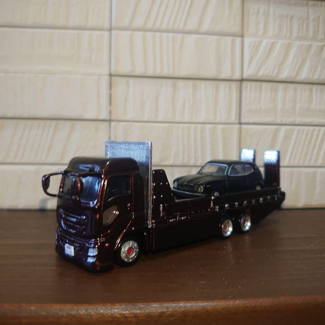 いすゞ　ギガ　積載車　デコトラ　ロングトミカ 改‼️