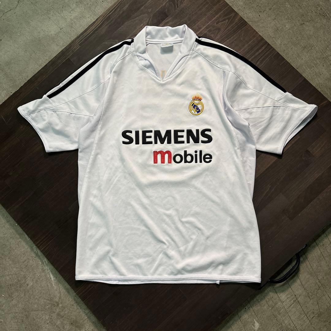 ★8SM2 レアルマドリード　ゲームシャツ　OWEN オーウェン　白　刺繍　古着