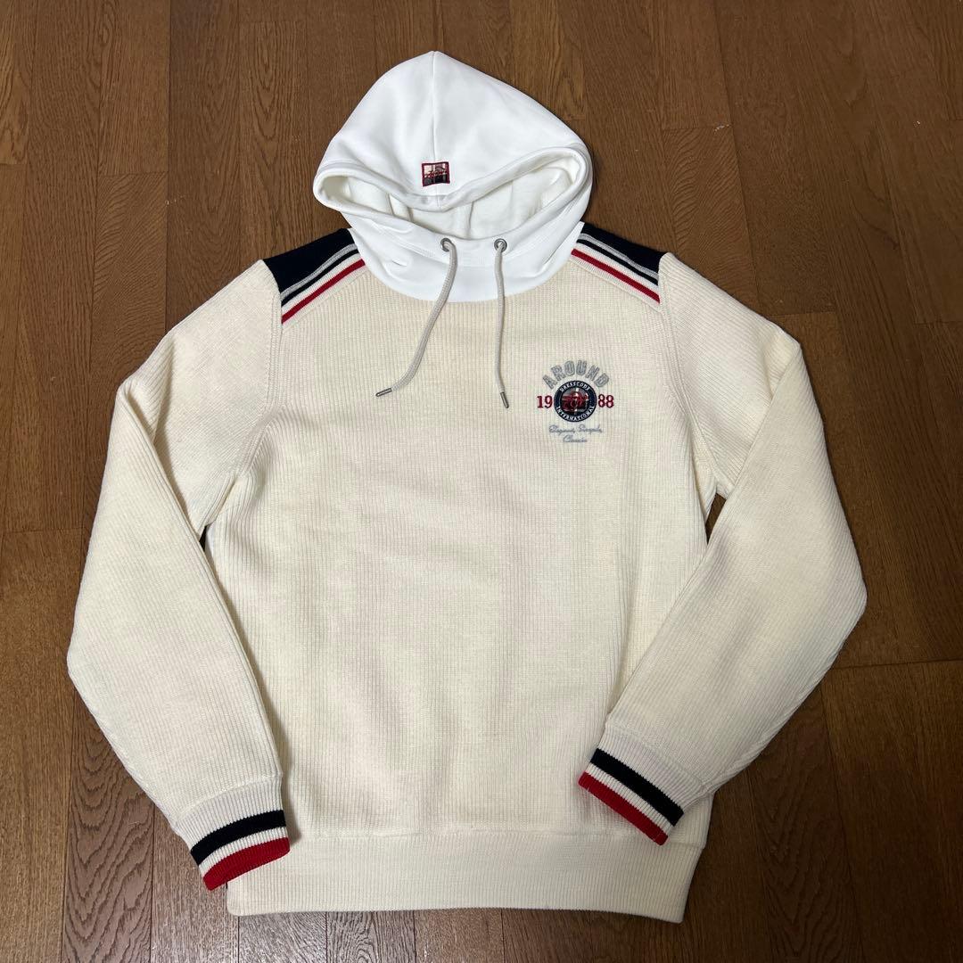 ZOY ゴルフフード付きセーター 1988年刺繍入り未使用