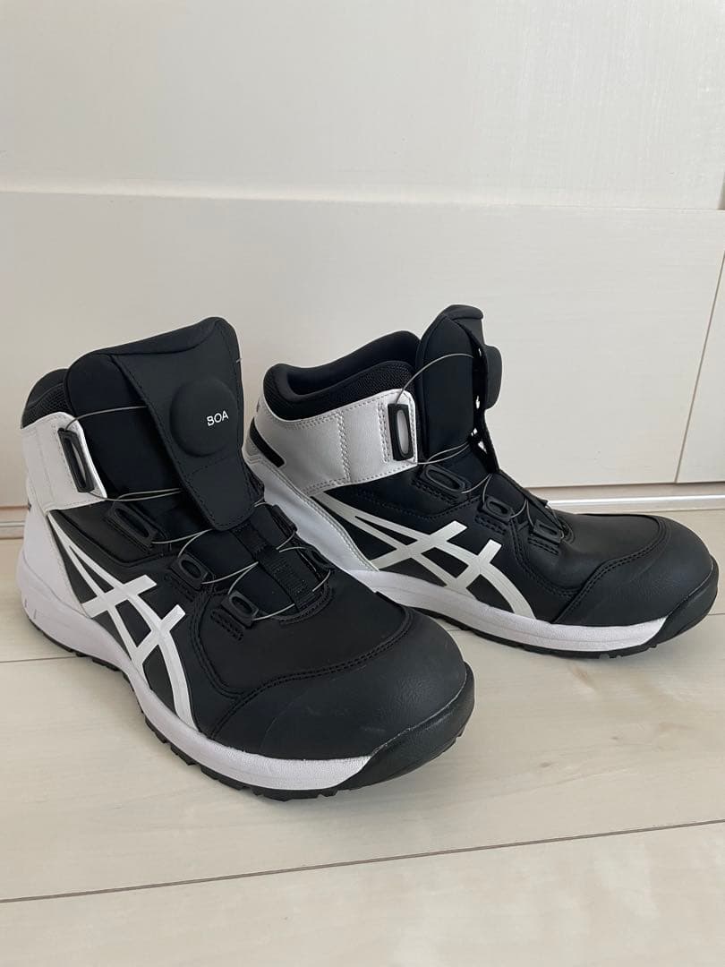 【KaNao】アシックス　ＣＰ３０４ ＢＯＡ ブラック×ホワイト