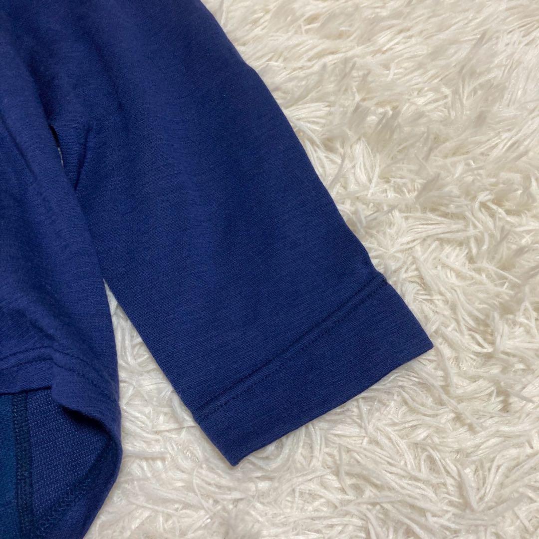 mont-bell メリノウールサイクルジャージ ネイビー L