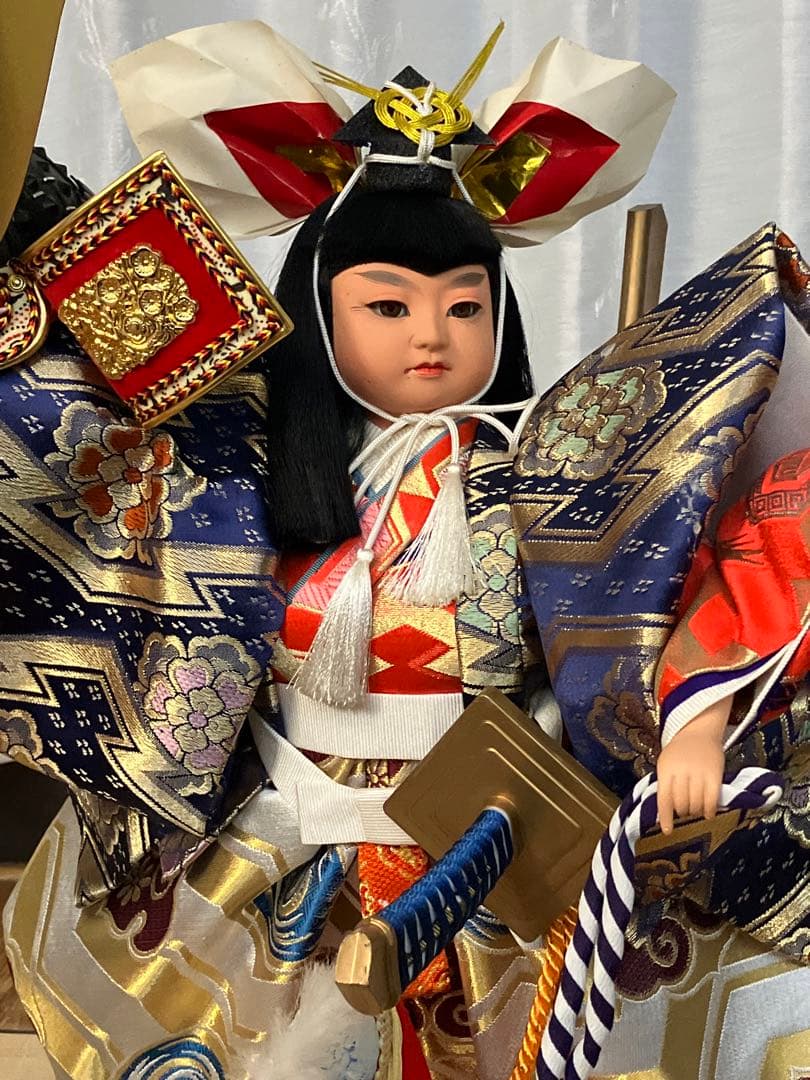 市松人形 豪華衣装 黒髪 プレミアムクオリティ