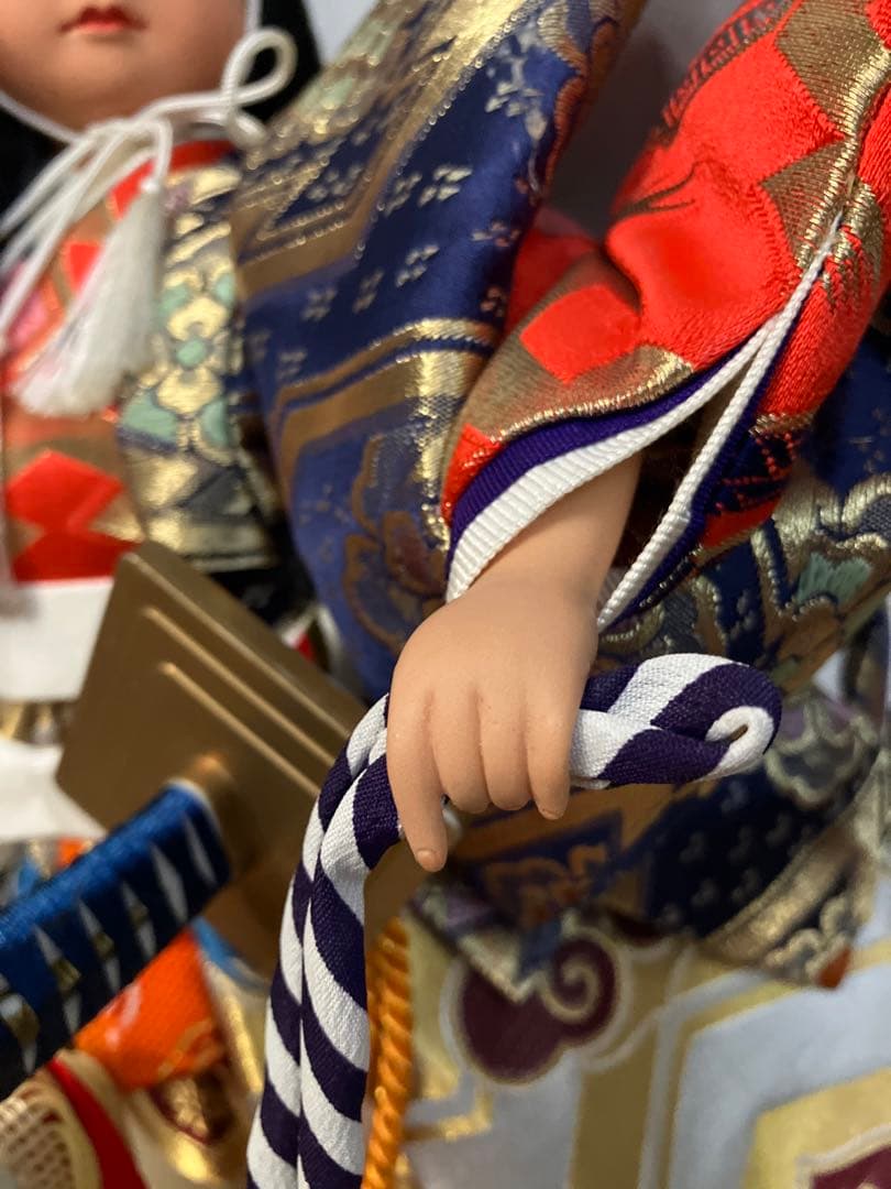 市松人形 豪華衣装 黒髪 プレミアムクオリティ