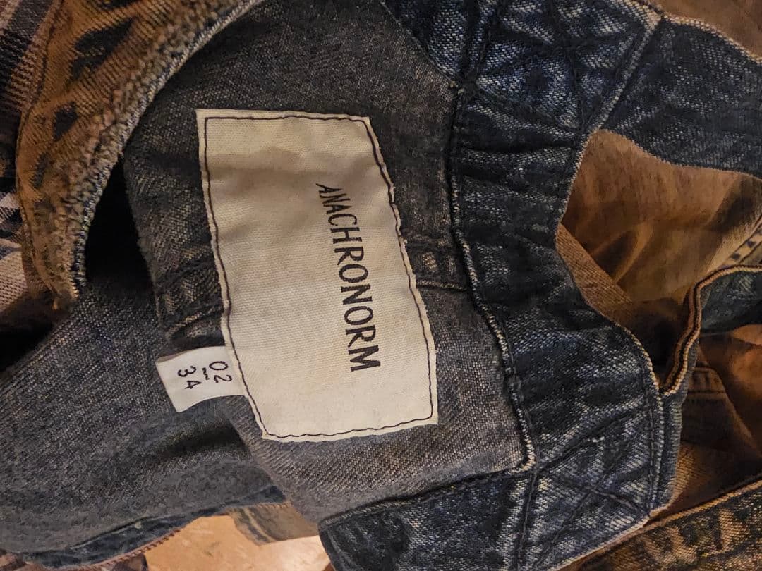 【最終】AMCHRONORM デニムオーバーオール サイズ34