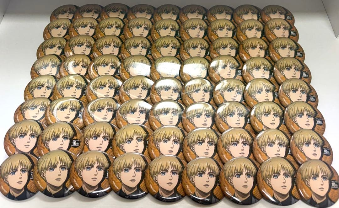 進撃の巨人 アルミン・アルレルト 缶バッジ