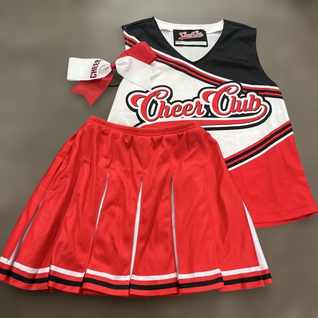 チアクラブ　ユニフォーム　リボンつき