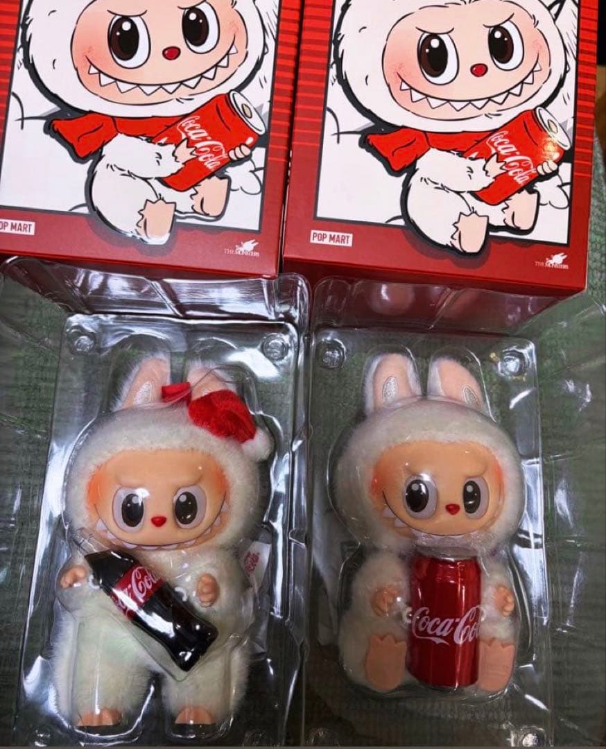 【値下げ】ラブブ　コカコーラ　ぬいぐるみ　2個