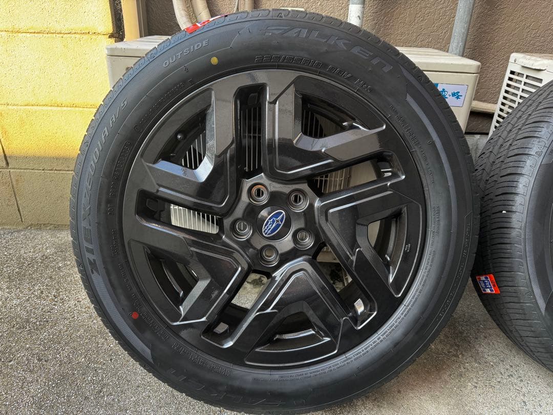新型フォレスター X-BREAK SL 純正18インチホイール 2本①