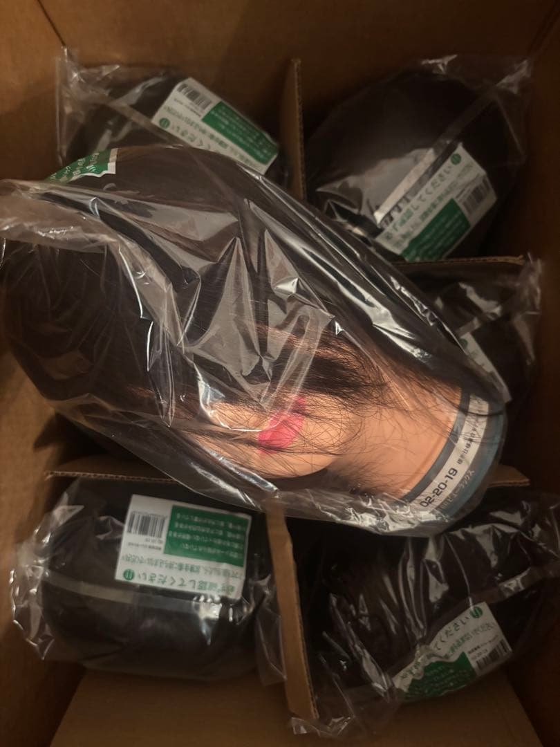 美容国家試験 カットウィッグ 7体 未使用