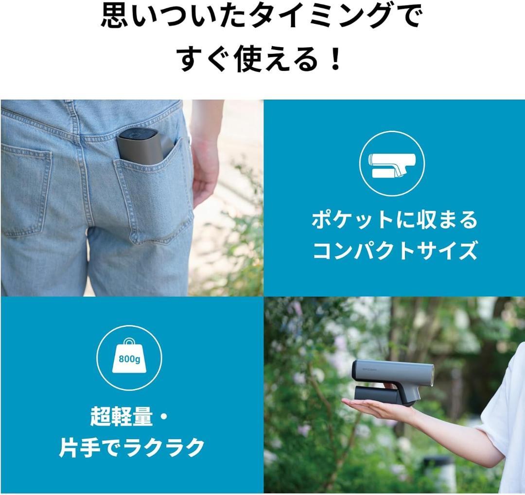 SPICERR ポケットタブル高圧洗浄機 SWU-201(BK)