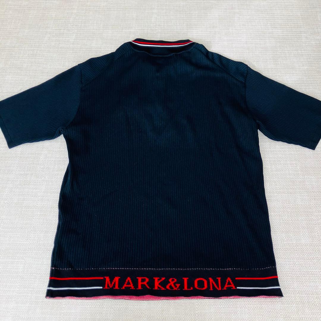 【極美品】マークアンドロナ ポロシャツ ニット ゴルフ ハーフジップ 黒 46