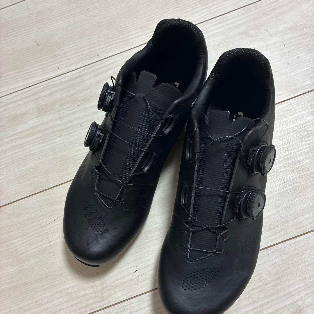 ロードバイク用シューズ ブラック ダイヤル式