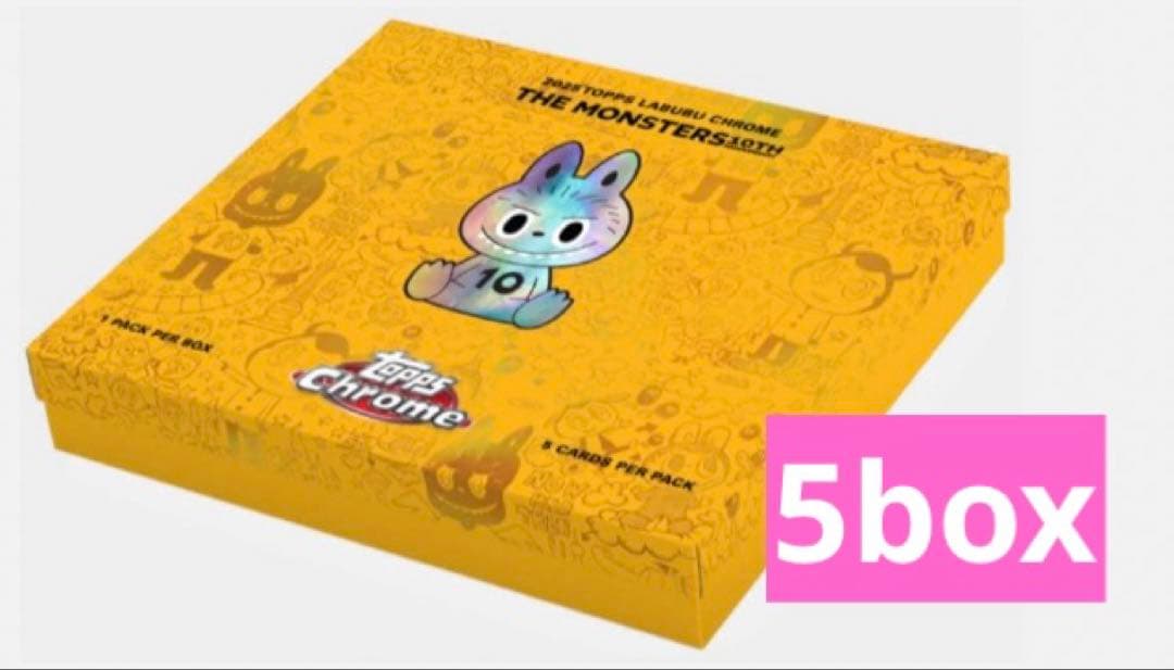 その他 2025 Topps Chrome Labubu Anniversary Box