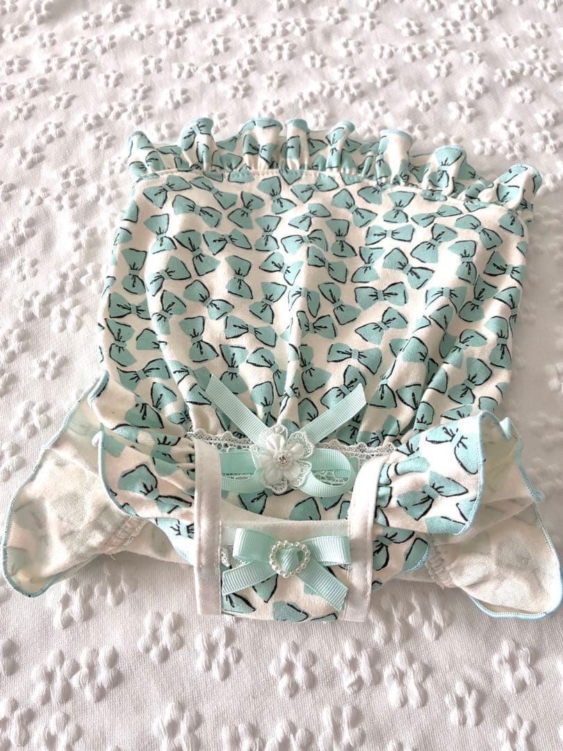 める 犬服ハンドメイドワンピース