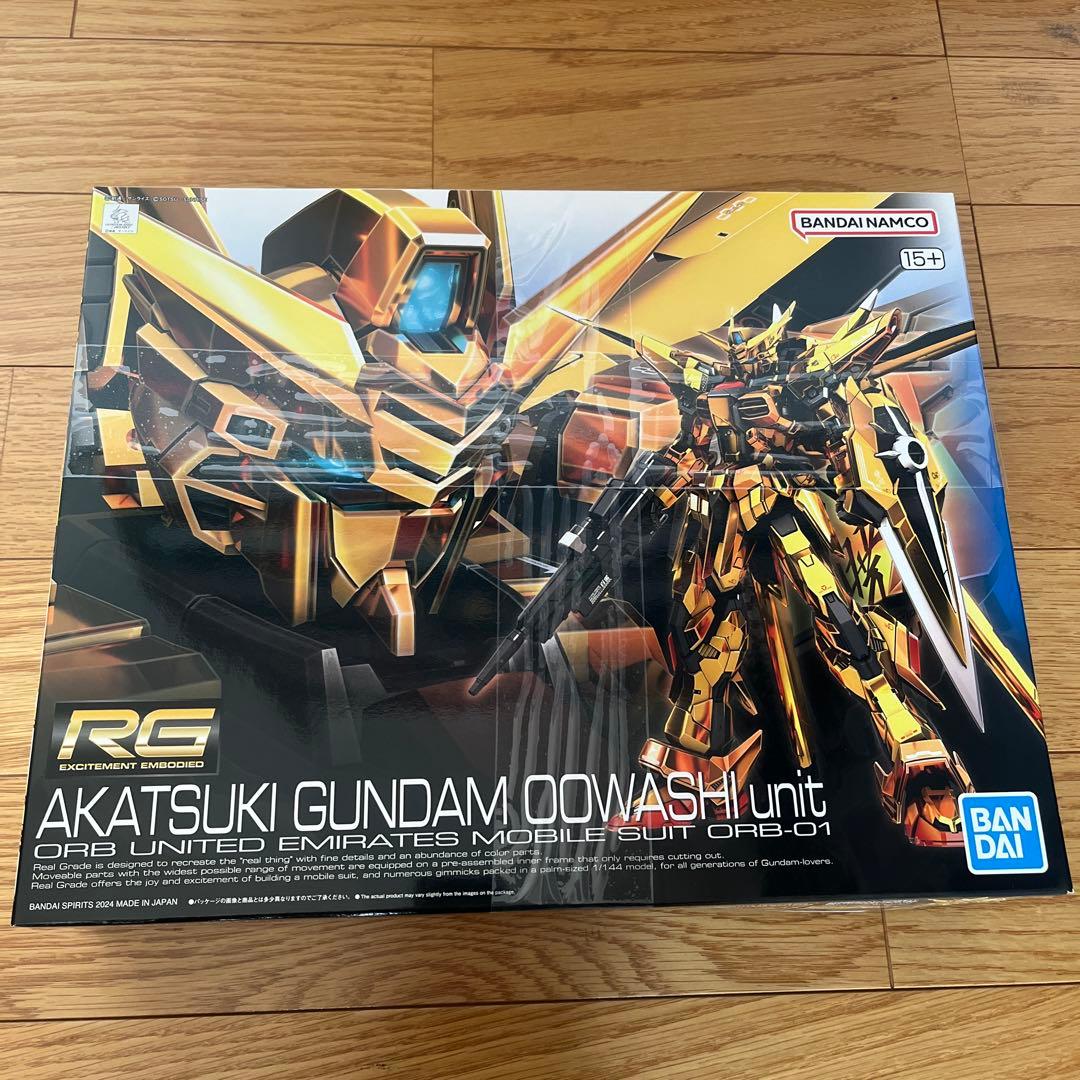 RG アカツキガンダム　オオワシユニット　& シラヌイパック　セット