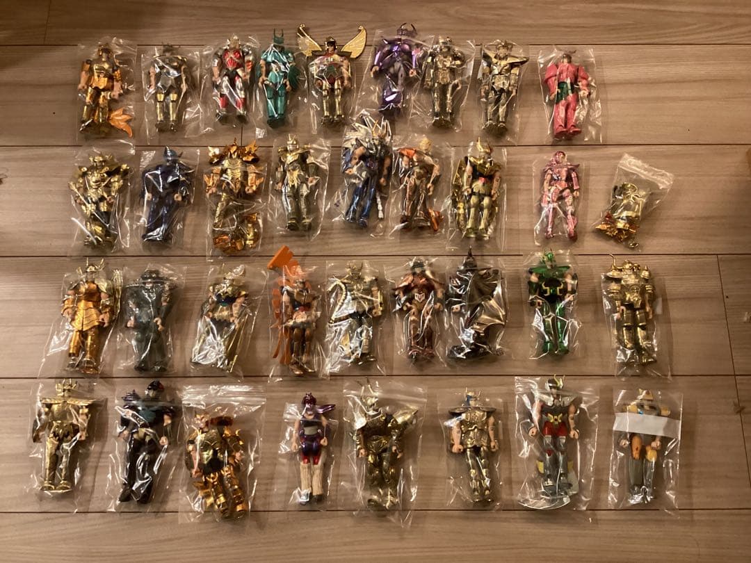 聖闘士星矢 聖闘士聖衣大系 クロス フィギュア 34体セット 1987年製