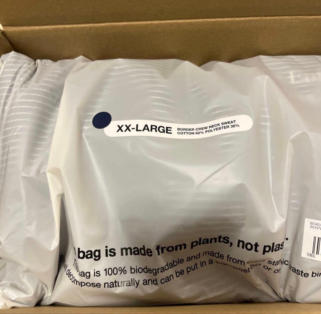 トップス BORDER CREW NECK SWEAT ennoy