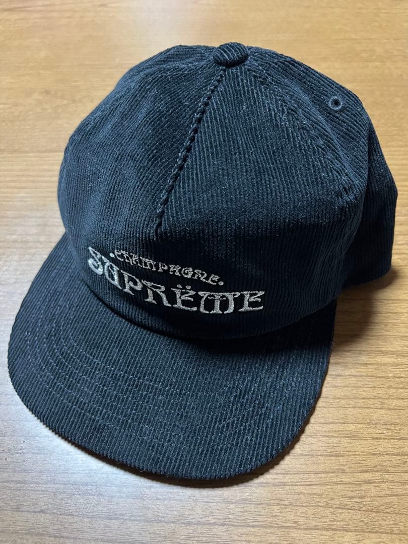 帽子 24ss supreme Champagne Corduroy 5 Panel