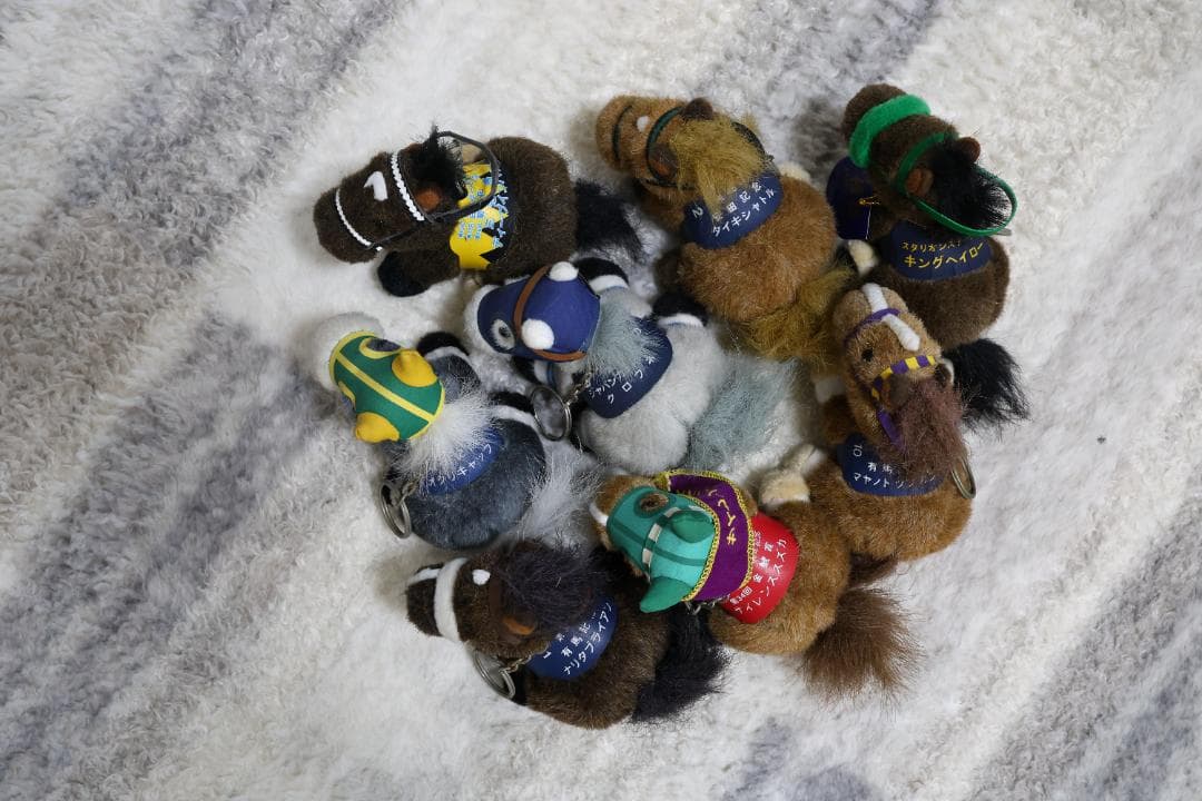 サイレンススズカ ほか　キーホルダーぬいぐるみ 8体セット