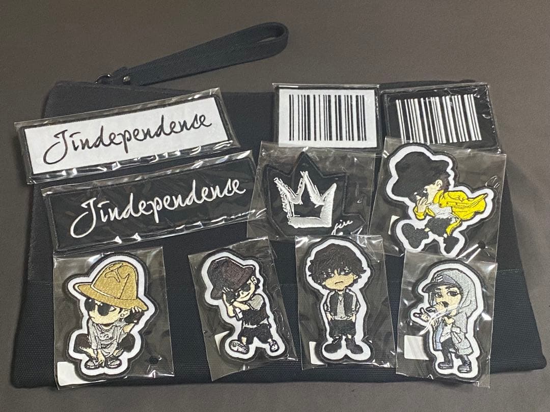 赤西仁 グッズ ベロクロ　クラッチバッグ&ワッペン