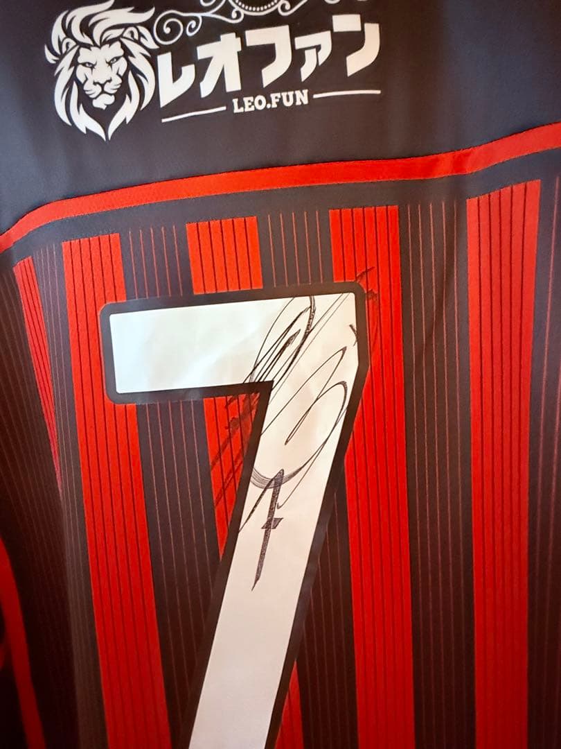 Mizuno サッカーシャツ 鈴木武蔵背番号7 サイン入り