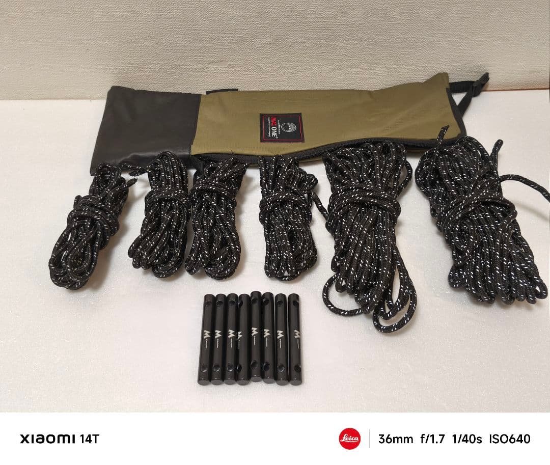 【新品未使用】入手困難 人気品 MacOne ヘキサタープ グラスカーキL