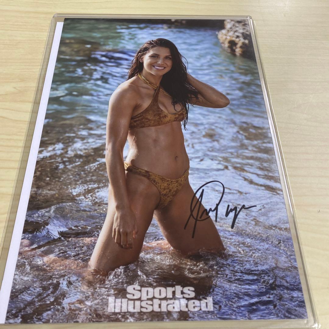 米代表　アレックスモーガン直筆サイン入りフォト/サッカー Alex Morgan