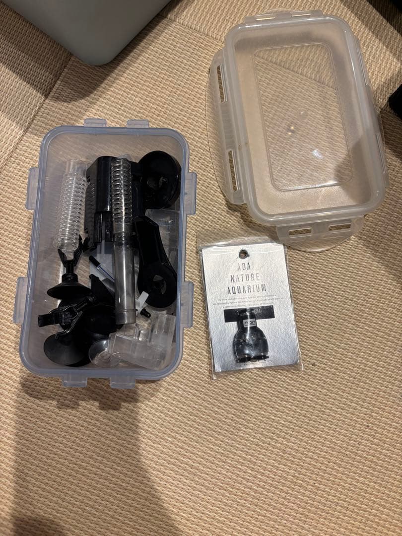 ガラス水槽とMEGA POWERフィルターセット