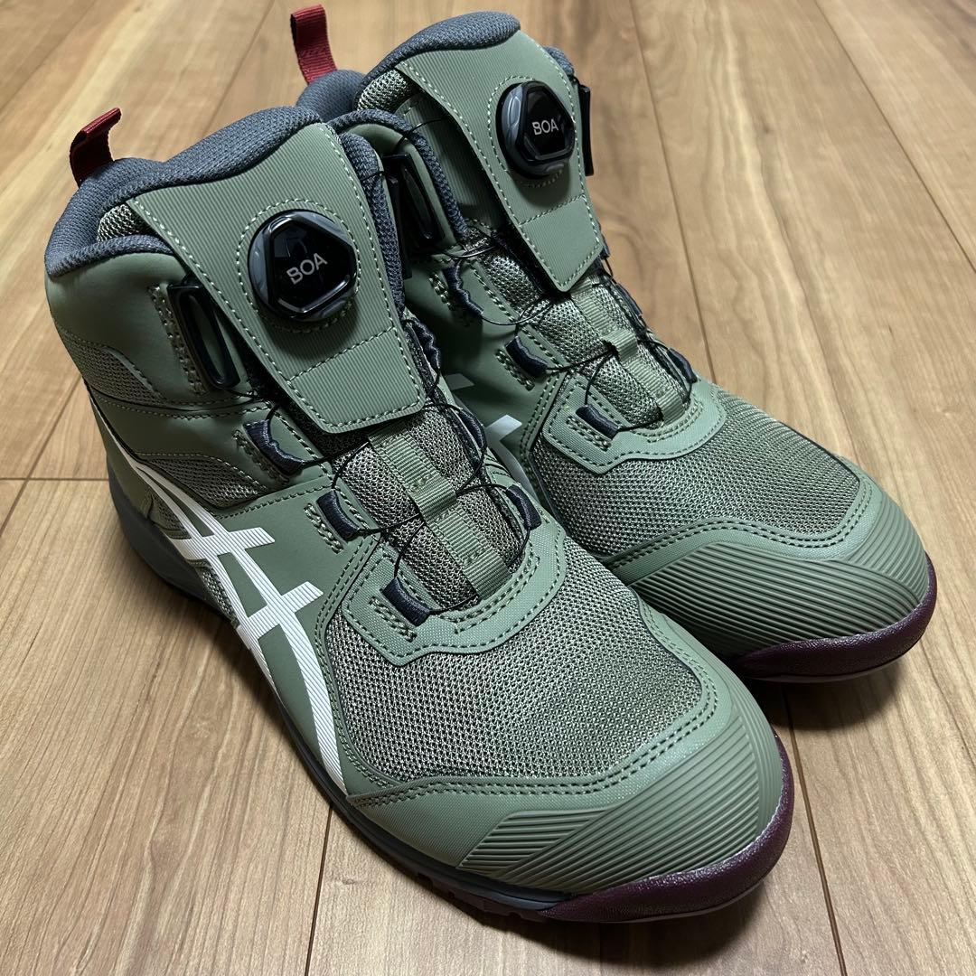 アシックス asics CP214 BOA ライケングリーン×ホワイト 27cm