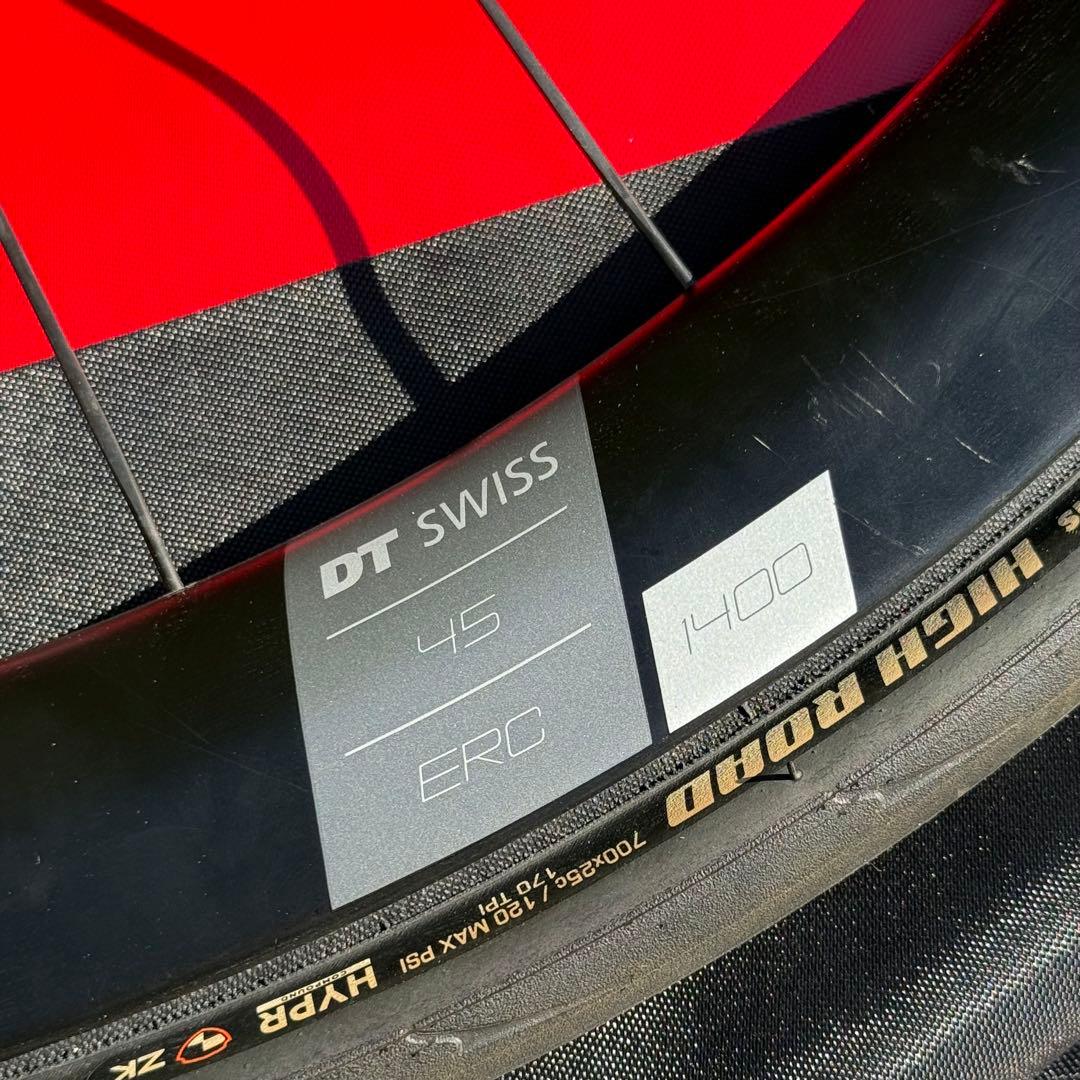 DT SWISS ERC 1400 DICUT 45 前後＋CS-R8100付