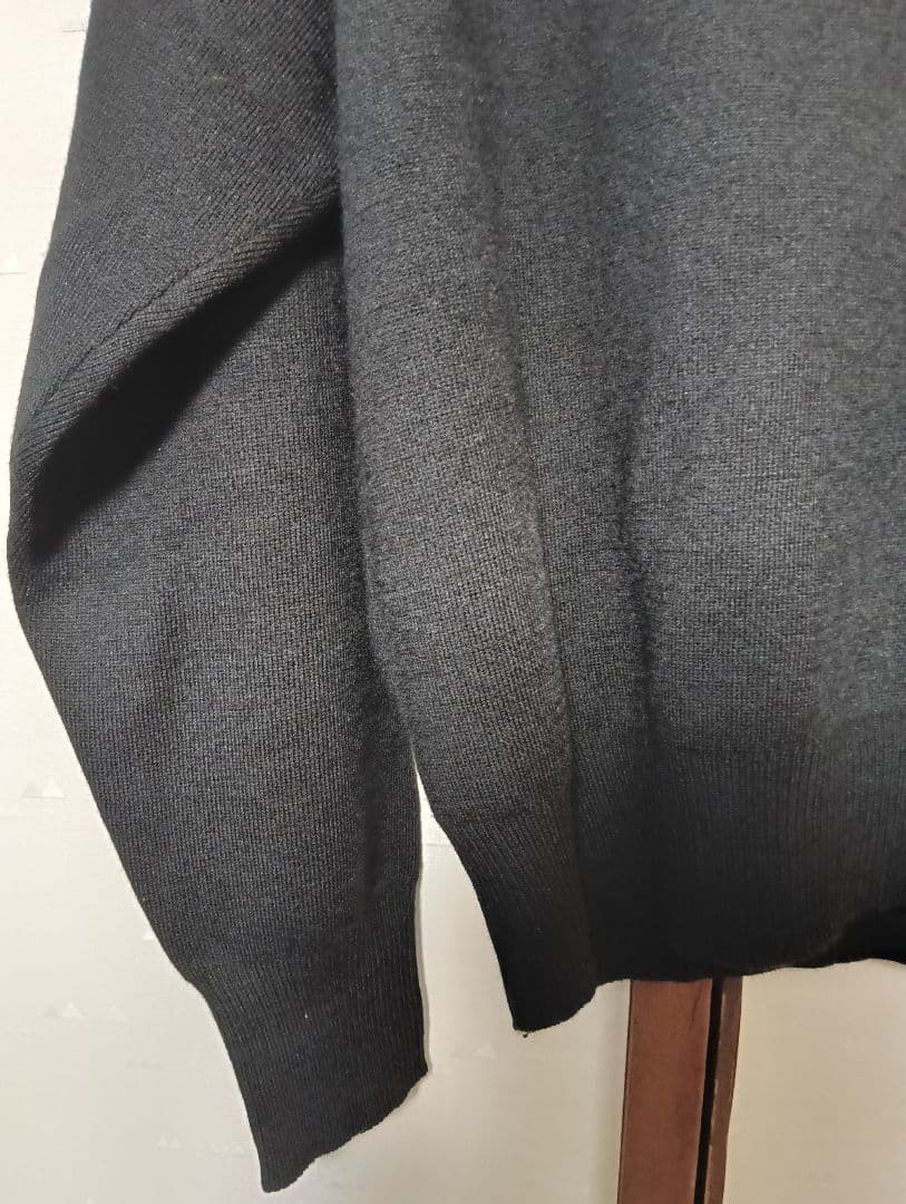 ユニクロU 25AW ダブルフェイスフルジップジャケット ブラック