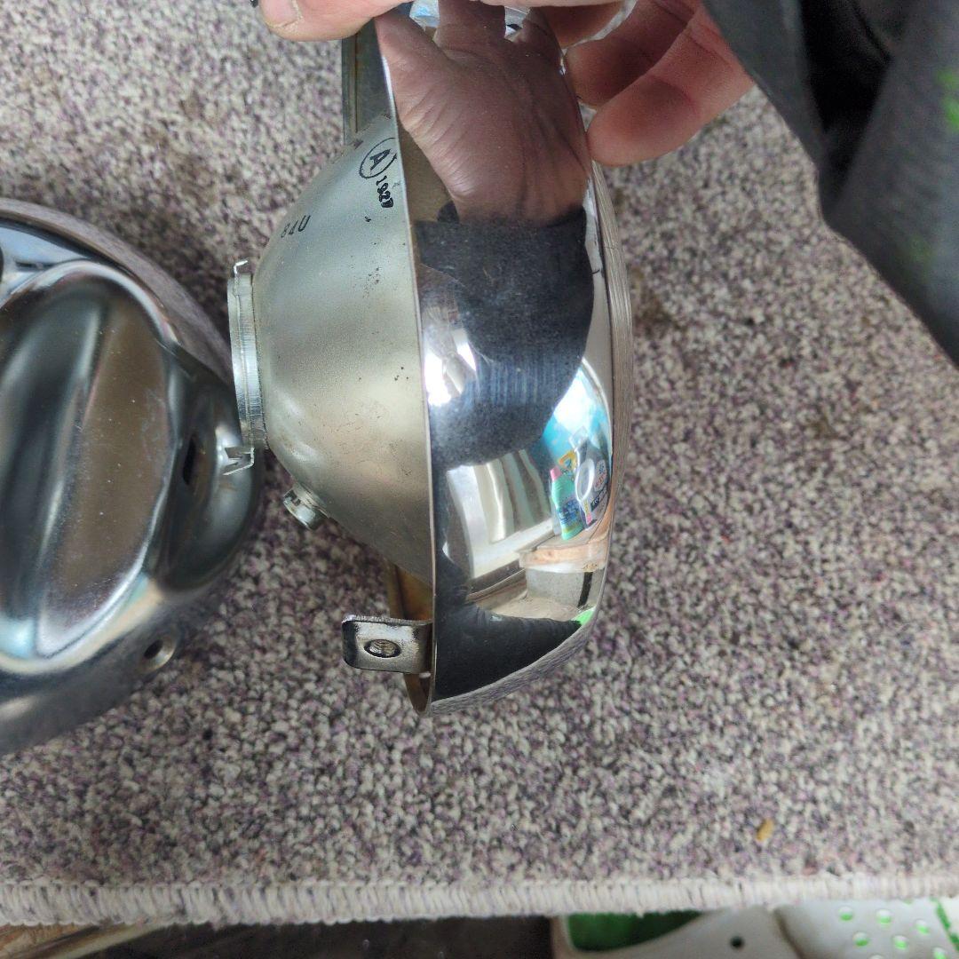 gt380純正ヘッドライト　SUZUKI　厚リム　KOITO