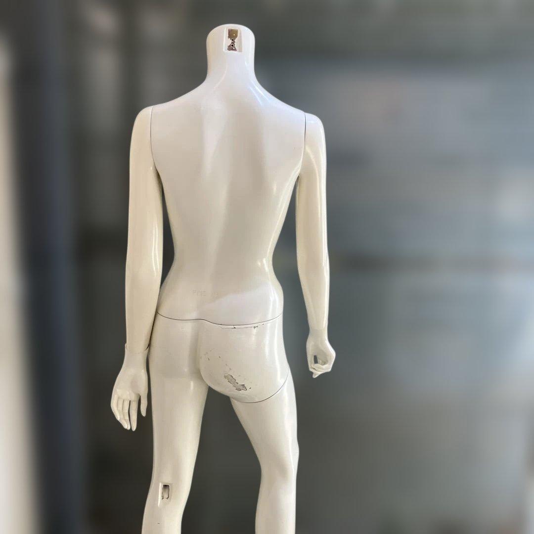 ホワイト女性用マネキン スタンド付き