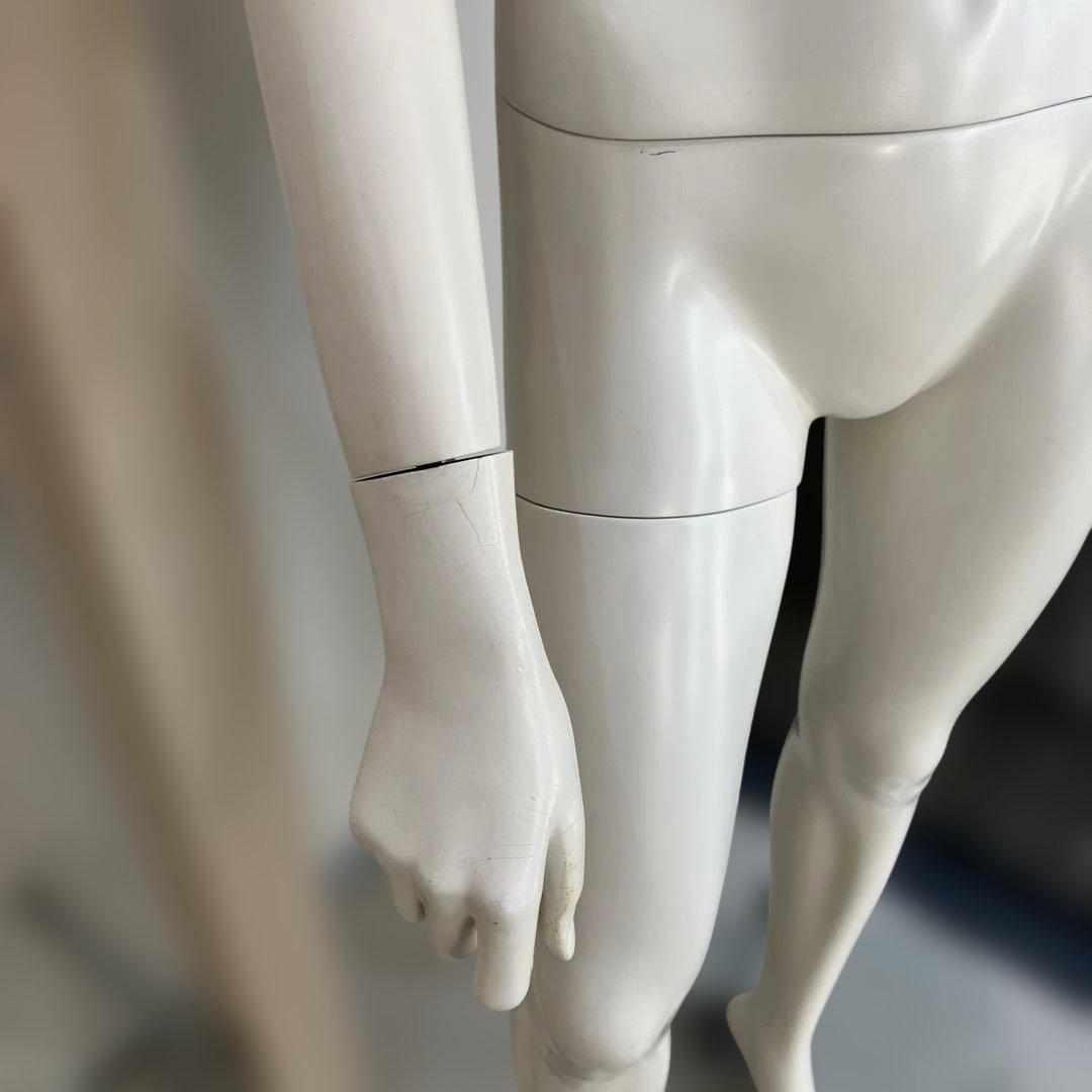 ホワイト女性用マネキン スタンド付き