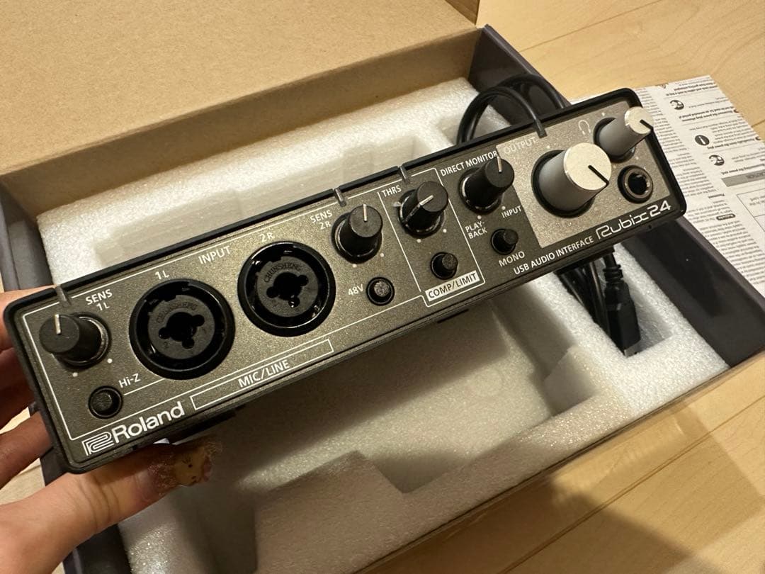 Roland rubix24 オーディオインターフェイス