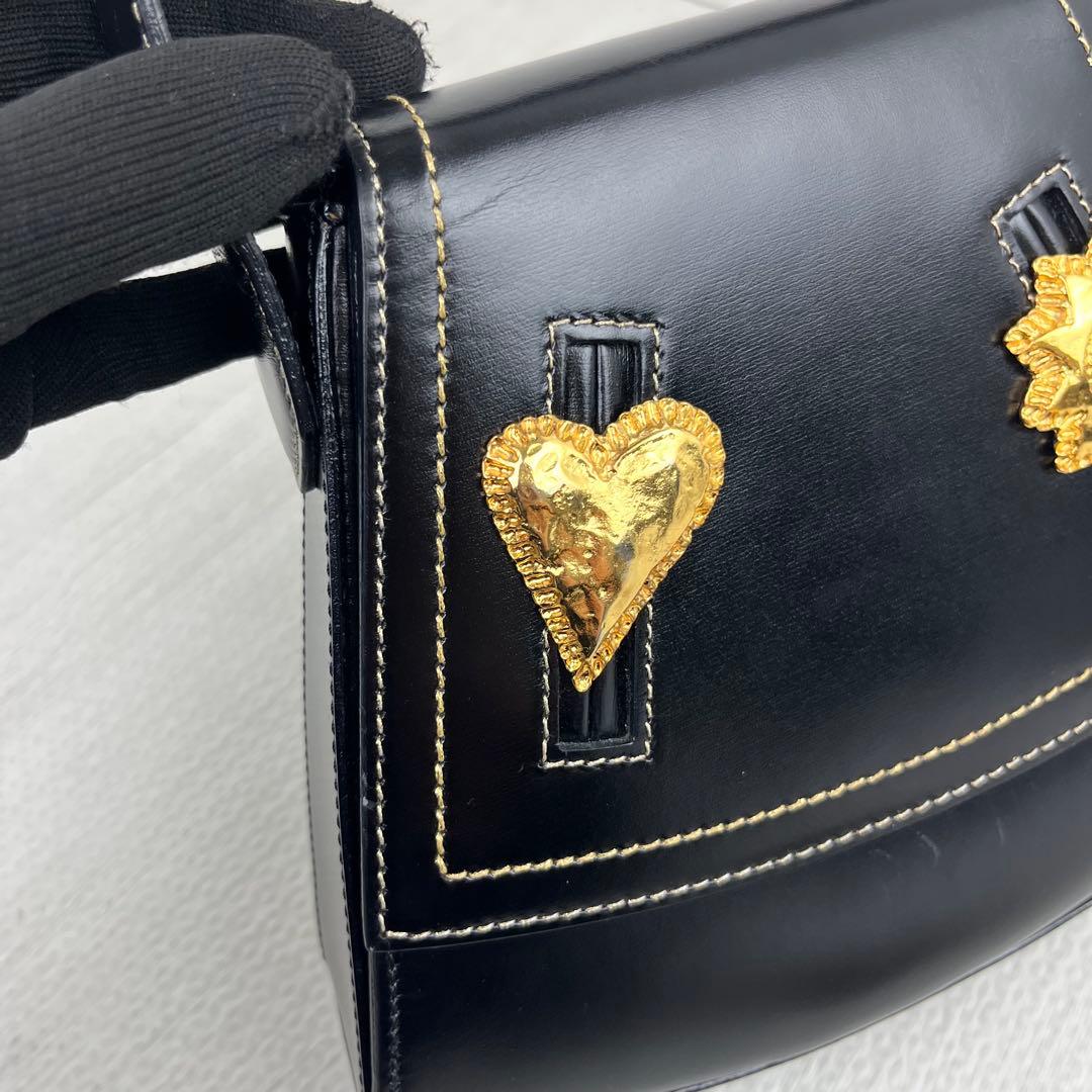 希少✨ Christian Lacroix ハンドバッグ ゴールド金具 レザー