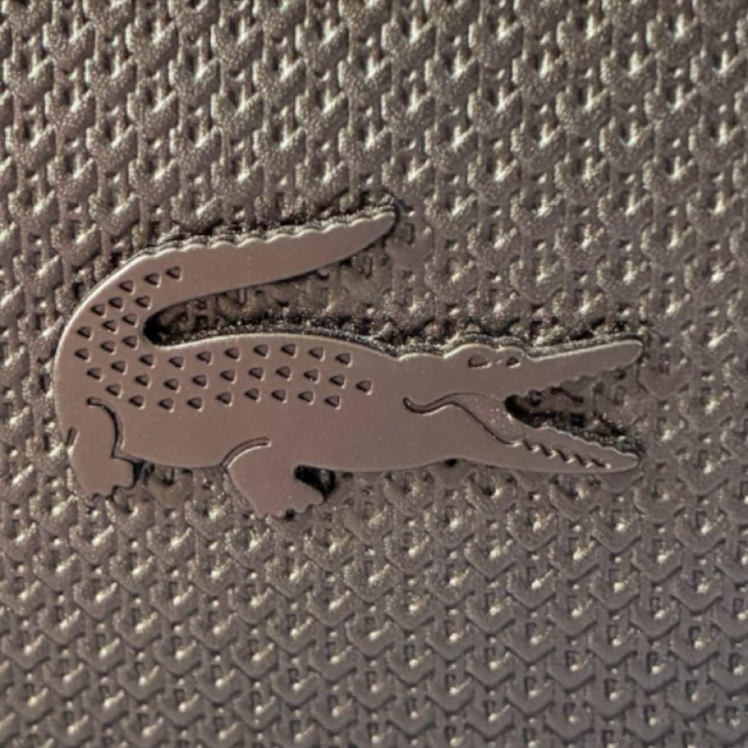 新品✨ラコステ CHANTACO ボストンショルダー 黒収納◎メンズ収納抜群